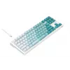 Havit KB901L mänguklaviatuur valge ja roheline USB juhtmega RGB LED