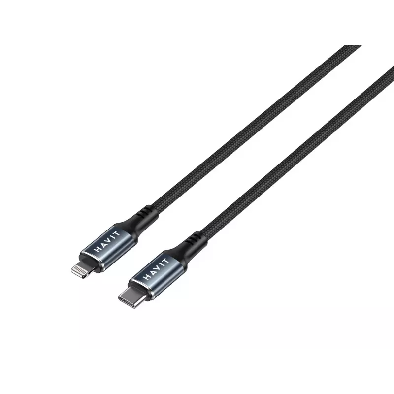 Havit CB6311 USB Type C to Lightning kaabel 1 m must 30 W