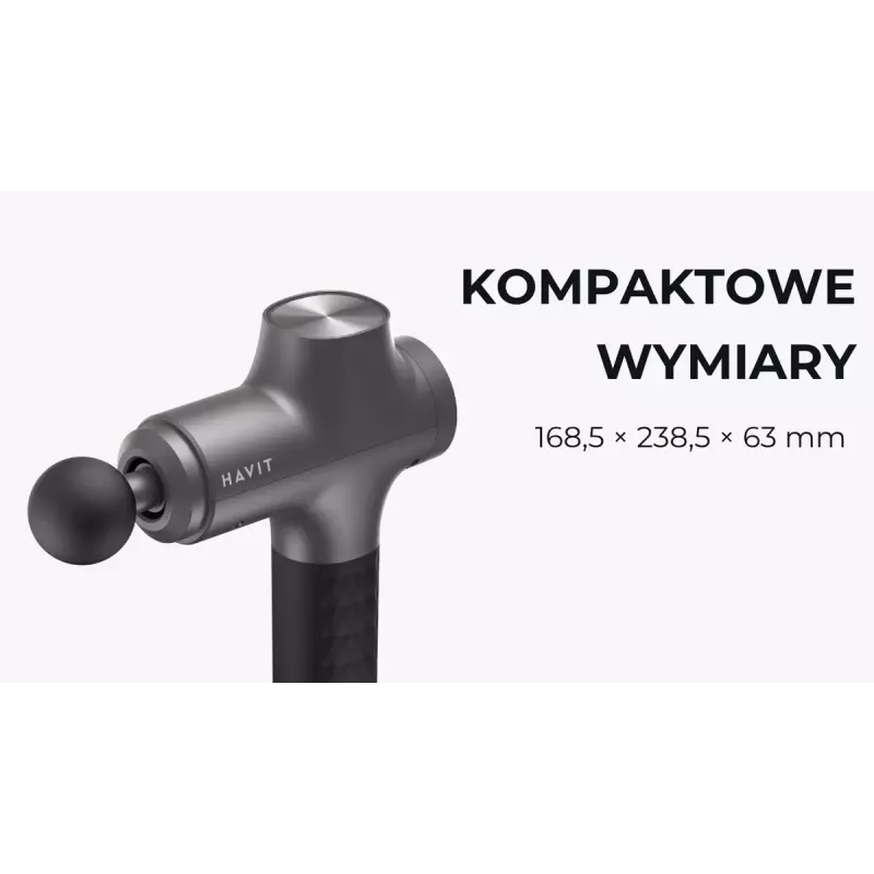 Havit MG1503 püstolkäsimassöör löök- ja vibratsioonimassaažiga