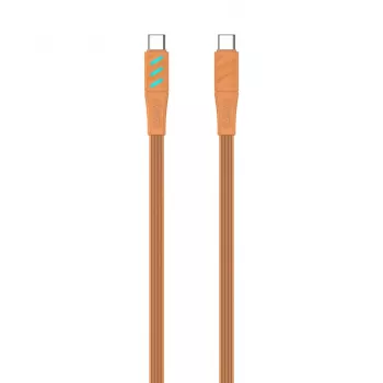Havit CB6254 USB Type C to USB Type C laadimiskaabel 1 m oranž