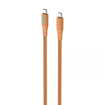 Havit CB6254 USB Type C to USB Type C laadimiskaabel 1 m oranž