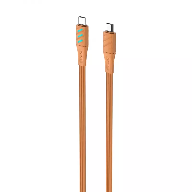 Havit CB6254 USB Type C to USB Type C laadimiskaabel 1 m oranž