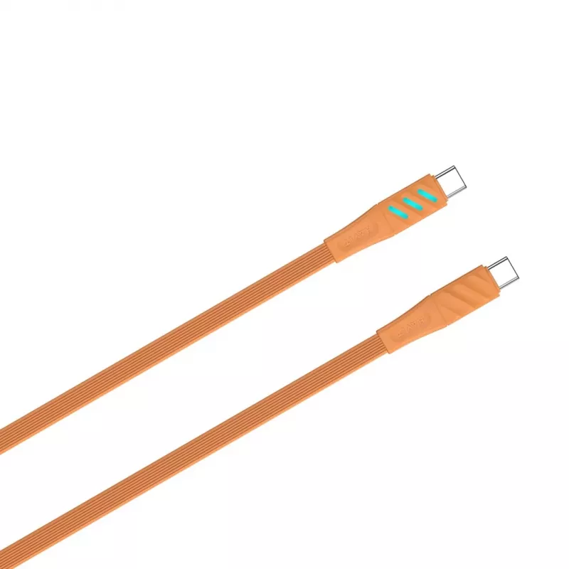 Havit CB6254 USB Type C to USB Type C laadimiskaabel 1 m oranž