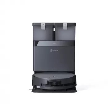 Robottolmuimeja Ecovacs Deebot X8 Omni — must, 5200 mAh aku, 128 min tööaeg, tolmukott 0,22 L, märgpühkimine, automaatne baasjaam