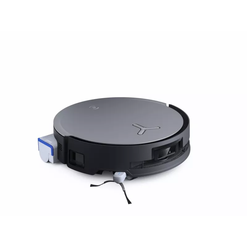 Robottolmuimeja Ecovacs Deebot X8 Omni — must, 5200 mAh aku, 128 min tööaeg, tolmukott 0,22 L, märgpühkimine, automaatne baasjaam
