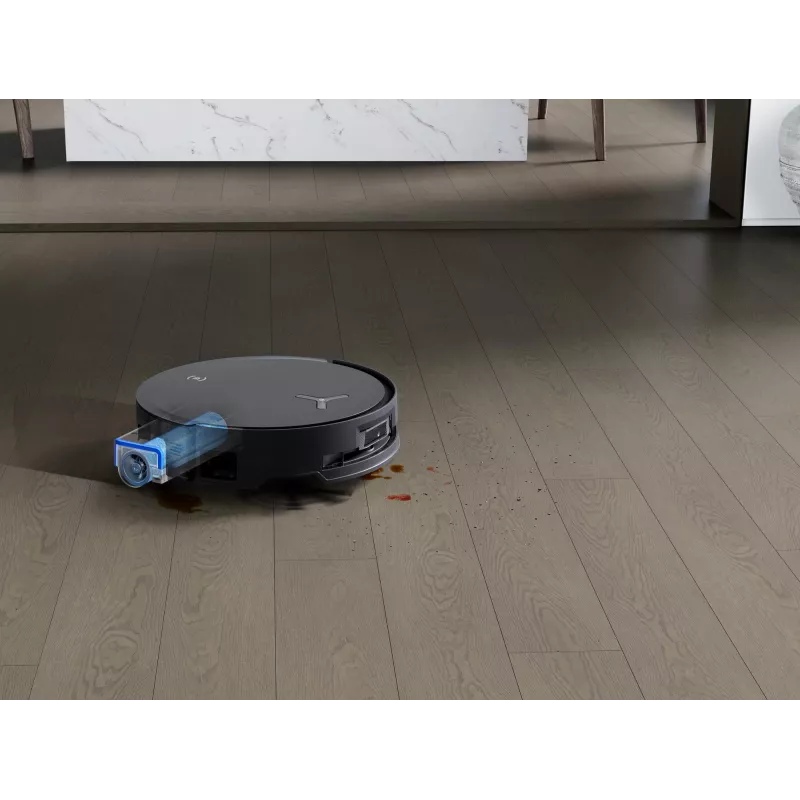 Robottolmuimeja Ecovacs Deebot X8 Omni — must, 5200 mAh aku, 128 min tööaeg, tolmukott 0,22 L, märgpühkimine, automaatne baasjaam