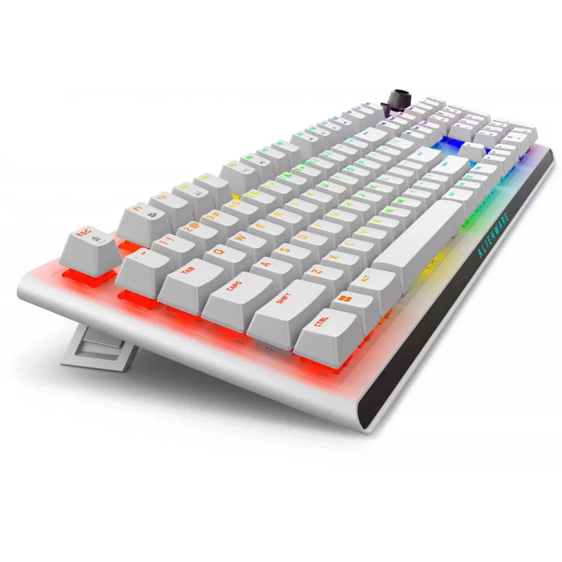 Dell | Alienware Tri-Mode AW920K | Juhtmeta mänguklaviatuur | Juhtmeta | RGB LED valgustus | US | Bluetooth | Lunar Light | Numbriklahvistik | CHERRY MX Red | Juhtmeta ühendus