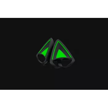 RAZER Kitty Ears V2 - Must Peakomplekt