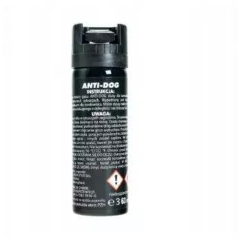 Pipragas TW 1000 koertevastane PIPAR-UDU 63 ml koonus — 63 ml, 2 000 000 SHU, max ulatus 3 m, must