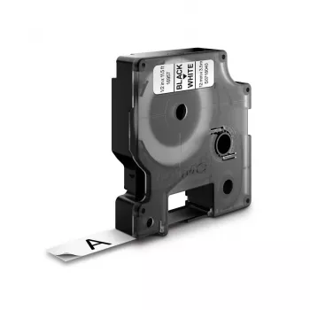 DYMO D1 Durable - Must valgel - 12mm
