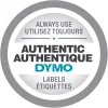 DYMO D1 Durable - Must valgel - 12mm