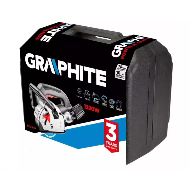 GRAPHITE 59G370 seinasaag, 1320 W, 125 mm ketas