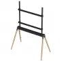 Põrandaalus telerile 55-86/BLK/WOOD TVS-86F-01-BK Gembird