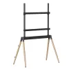 Põrandaalus telerile 55-86/BLK/WOOD TVS-86F-01-BK Gembird