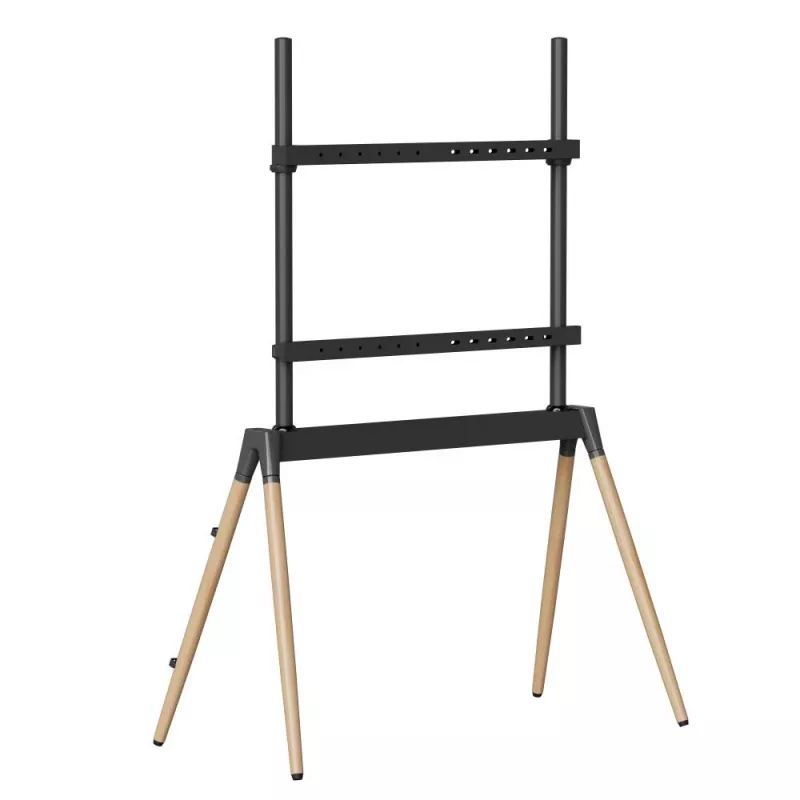 Põrandaalus telerile 55-86/BLK/WOOD TVS-86F-01-BK Gembird