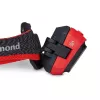 Black Diamond Storm 450 must, punase peapaelaga taskulamp