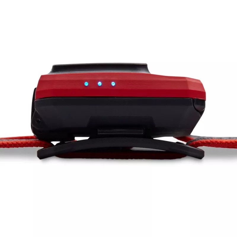 Black Diamond Storm 450 must, punase peapaelaga taskulamp