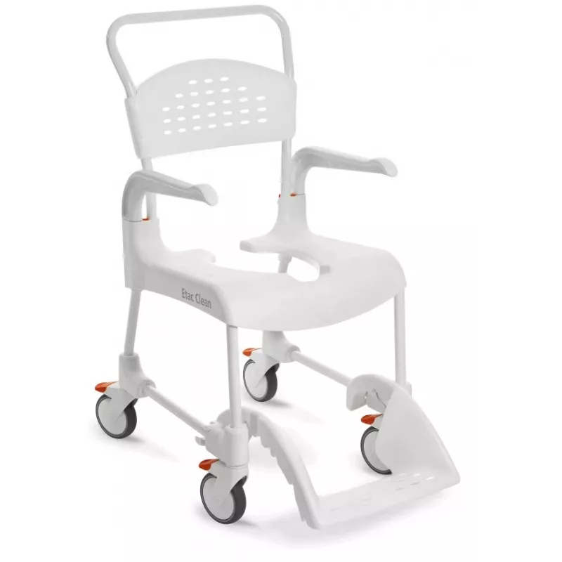 Ratastool medpunkt ETAC Clean 55 cm, 2 piduriga ja WC-funktsiooniga