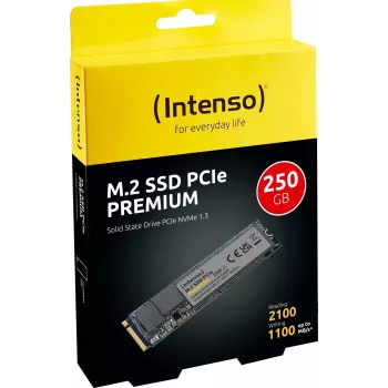Intenso PREMIUM - SSD - 250GB - sisemine - M.2 2280 - PCI Express 3.0 x4 (NVMe) (3835440)