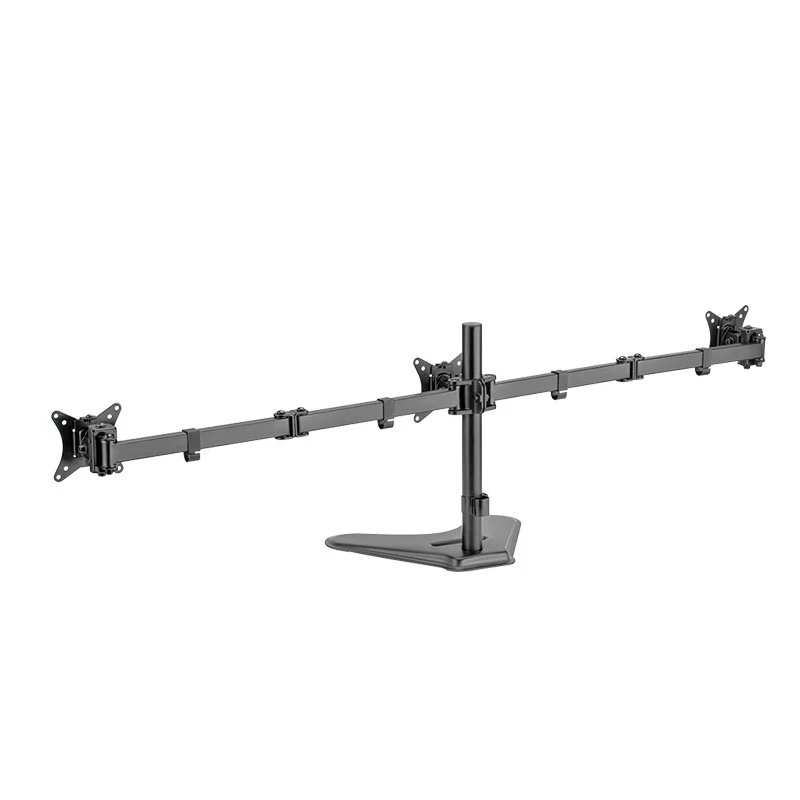 LOGILINK BP0174 Triple monitor mount 17-27inch arm length each 658 mm koos smartphone holder aluminum