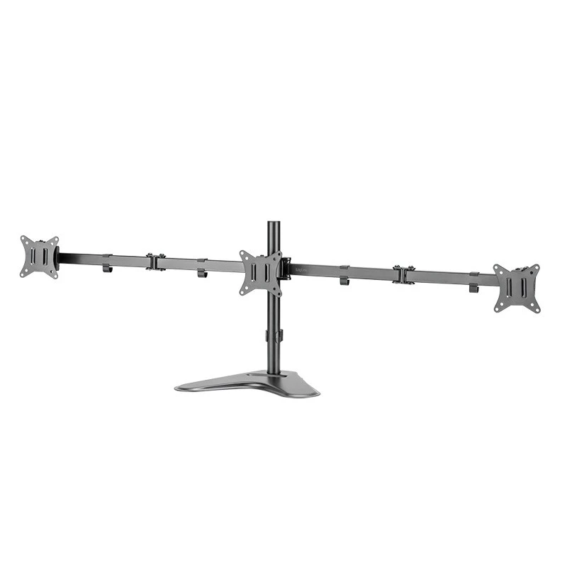 LOGILINK BP0174 Triple monitor mount 17-27inch arm length each 658 mm koos smartphone holder aluminum