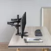 LOGILINK BP0174 Triple monitor mount 17-27inch arm length each 658 mm koos smartphone holder aluminum