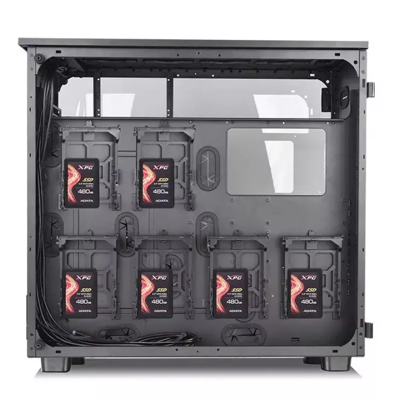 Arvutikorpus Thermaltake View 91 TG RGB Ultra Tower Must