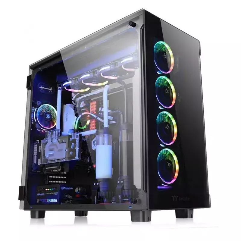 Arvutikorpus Thermaltake View 91 TG RGB Ultra Tower Must