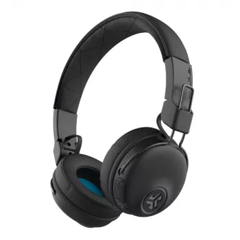 JLab Studio Wireless Must - Bluetooth kõrvaklappide (30 tundi aku kestvus, sisseehitatud mikrofon, kaugjuhtimispult)