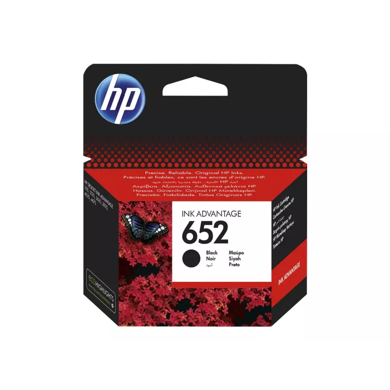 HP 652 must originaalne Ink Advantage'i tindikassett
