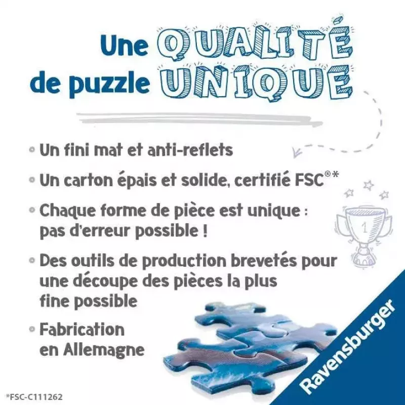 Pusle Ravensburger 17444 3000 tükki vanusele 14-99