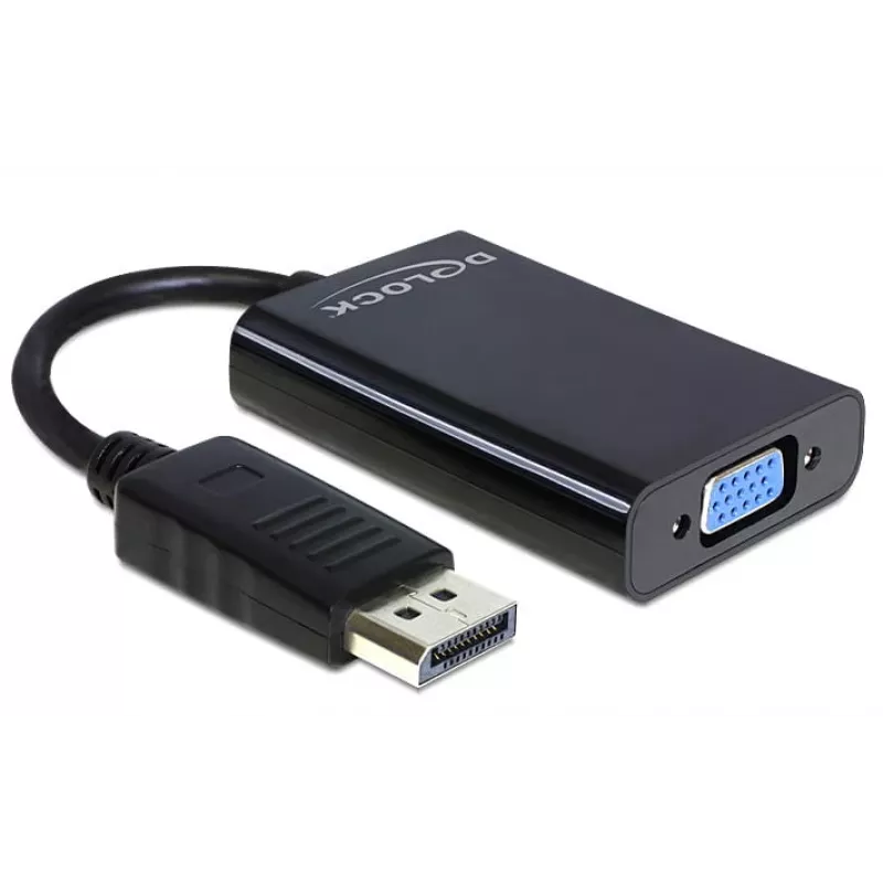 Delock Adapter Displayport isane > VGA 15 pin emane - DisplayPort-adapter - DisplayPort (isane)