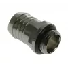 Bitspower ühendusmuhv sirge G1/4 tolli AG kuni 13 mm ID - must läikiv