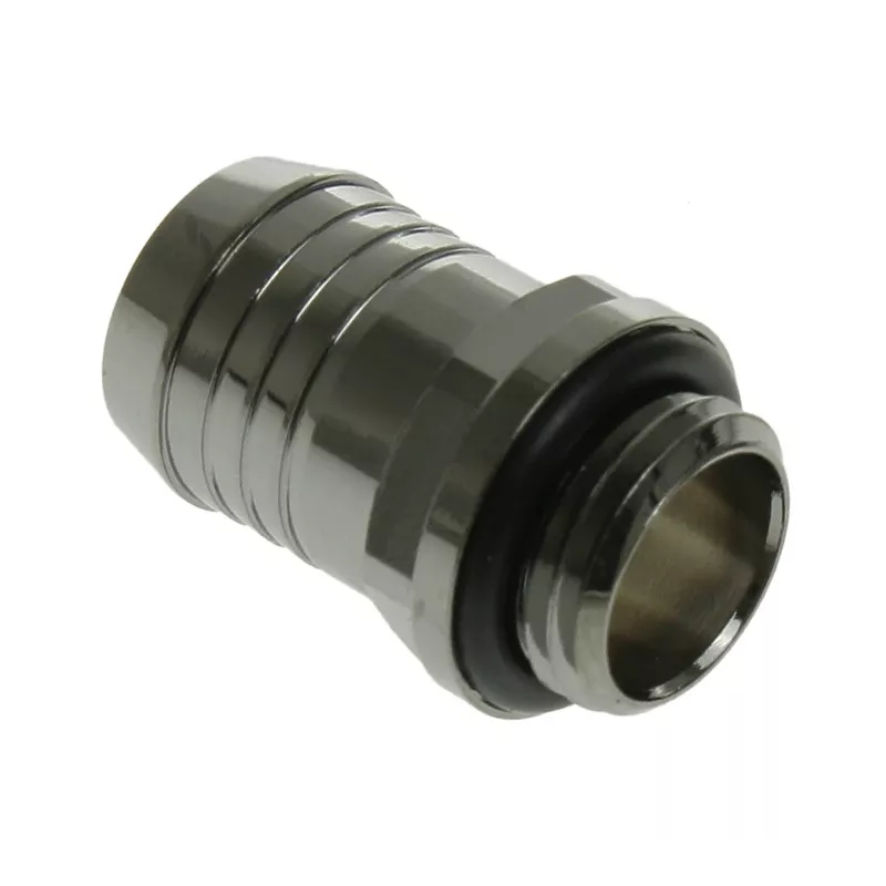 Bitspower ühendusmuhv sirge G1/4 tolli AG kuni 13 mm ID - must läikiv