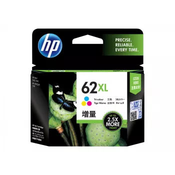 HP 62XL originaal tindikassett C2P04AE 301 kolmevärviline suure mahtuvusega 1-pakend blister multislit