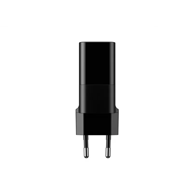 Laadija HAVIT UCLE001 EU GaN kolme pordiga 30 W must — kompaktne USB-laadija 3 pordiga