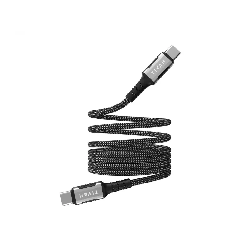 Havit CB6297 Magnetiline kaabel USB Type C USB Type C-le 1 m Must