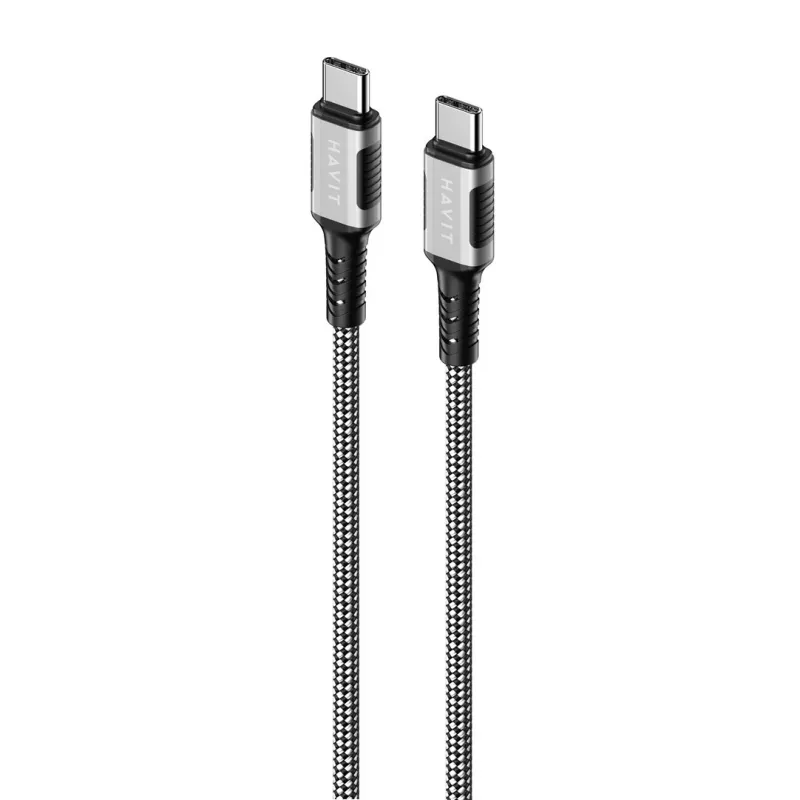 Havit CB6297 Magnetiline kaabel USB Type C USB Type C-le 1 m Must