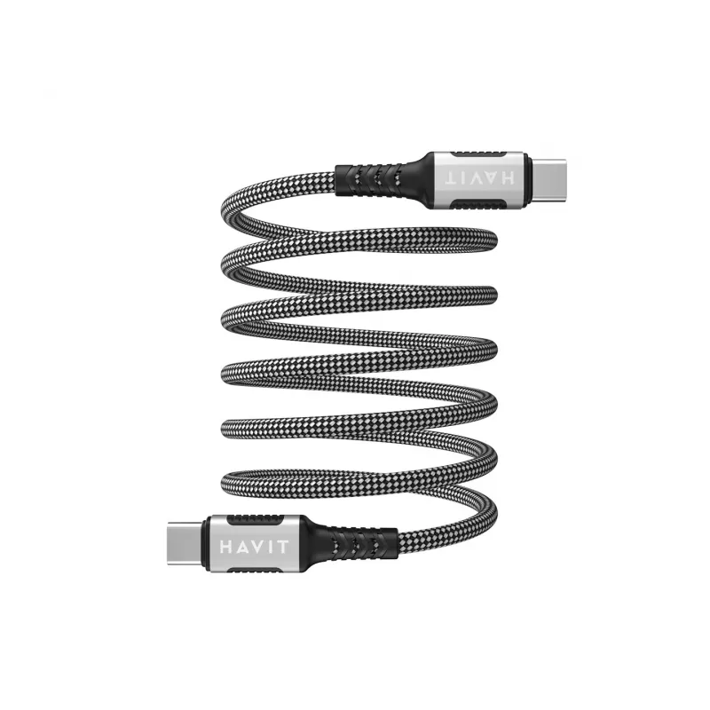 Havit CB6297 Magnetiline kaabel USB Type C USB Type C-le 1 m Must