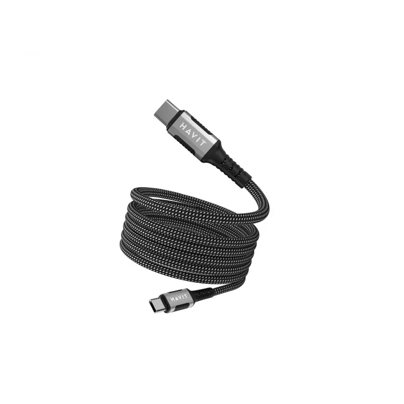 Havit CB6297 Magnetiline kaabel USB Type C USB Type C-le 1 m Must