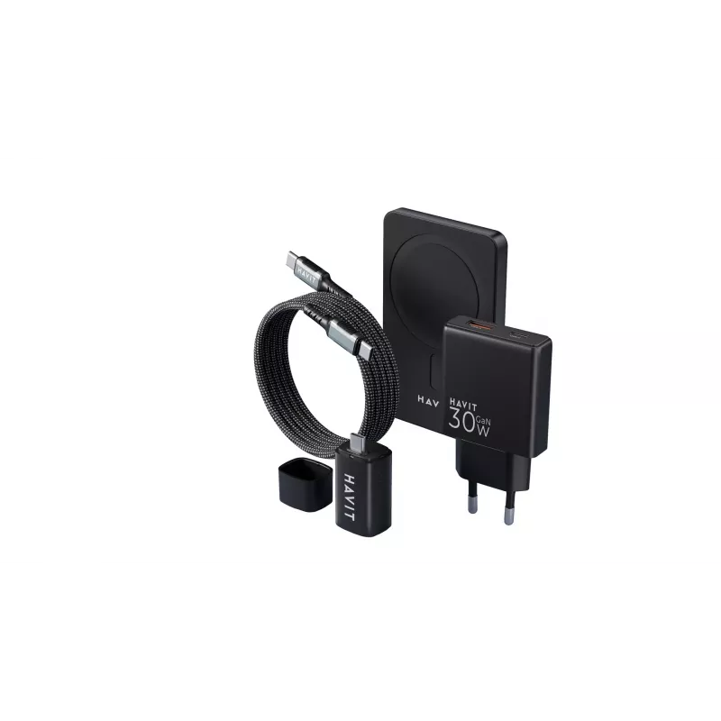 HAVIT Charging Kit 2024 Gift Kit EU – mitmeosaline laadimiskomplekt kaasaskantavatele seadmetele