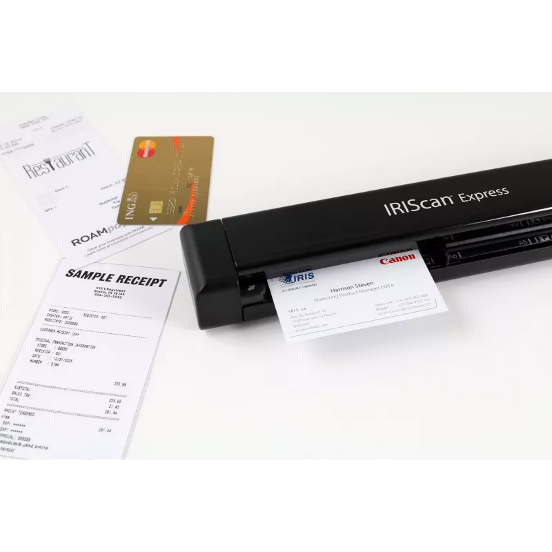 I.R.I.S. IRIScan Express 4 Lehtsööt-skanner 1200 x 1200 DPI A4 Must