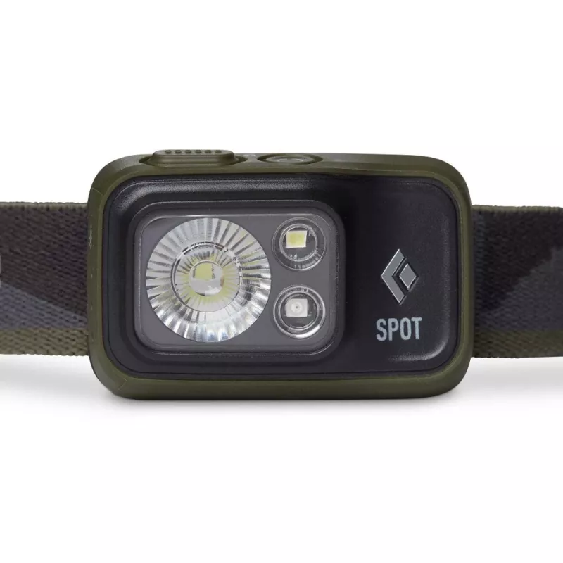 Must Diamond Spot 400 Must, punase peapaelaga LED-taskulamp