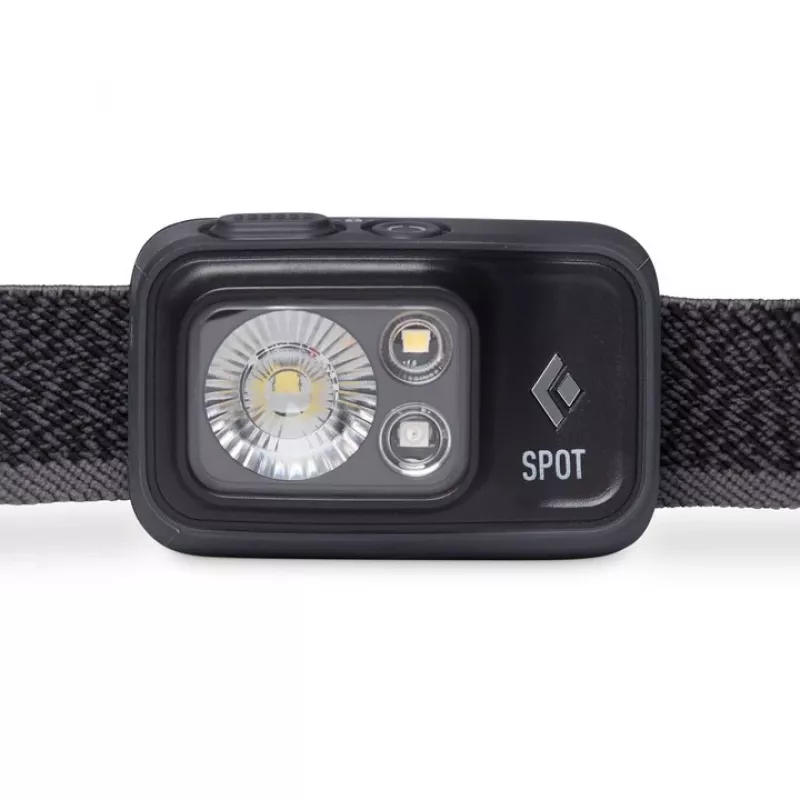 Must Diamond Spot 400 Must, punase peapaelaga LED-taskulamp