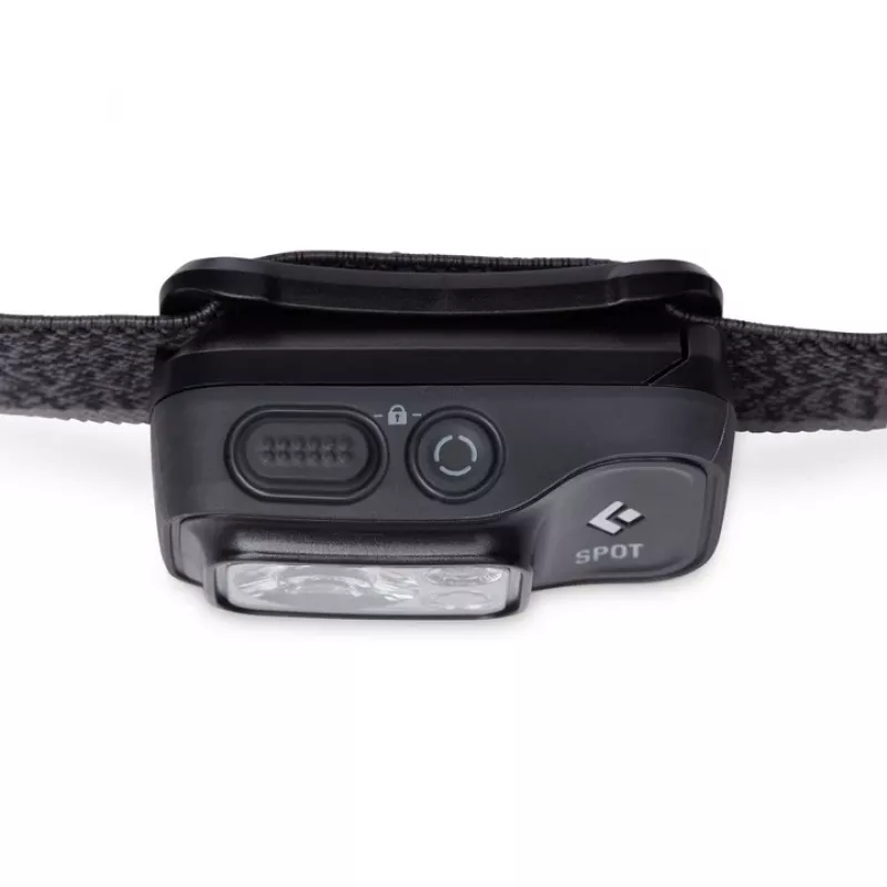 Must Diamond Spot 400 Must, punase peapaelaga LED-taskulamp