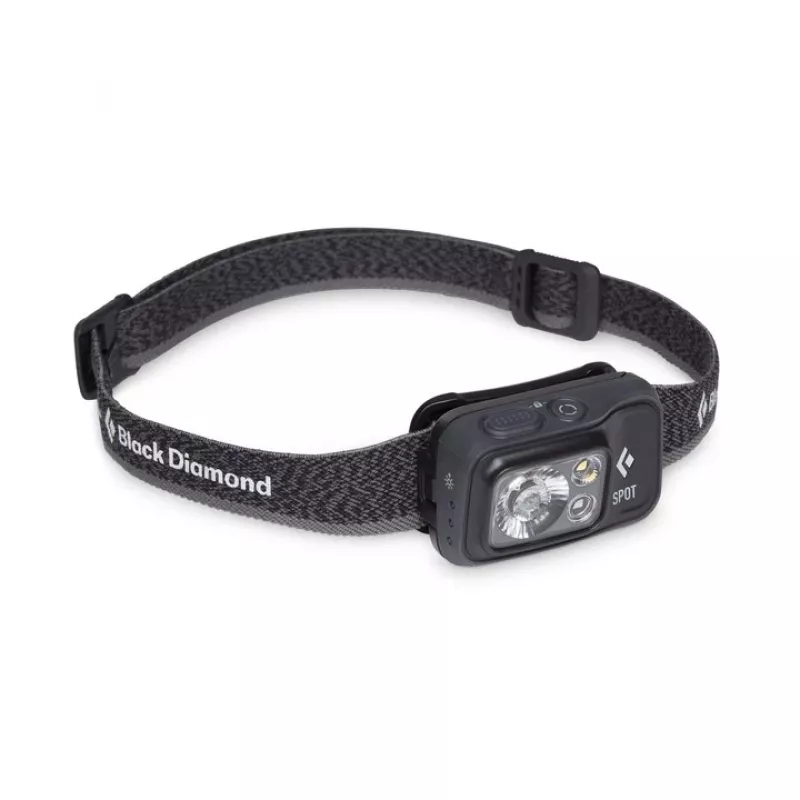 Must Diamond Spot 400 Must, punase peapaelaga LED-taskulamp