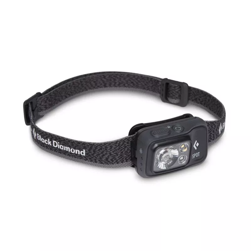 Must Diamond Spot 400 Must, punase peapaelaga LED-taskulamp
