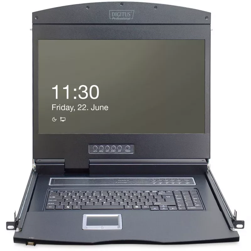 Modulaarne konsool Digitus DS-72211 19-tollise TFT ja puuteplaadiga