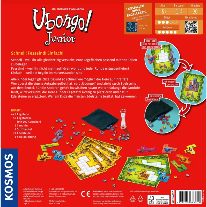 Ubongo Junior, lauamäng