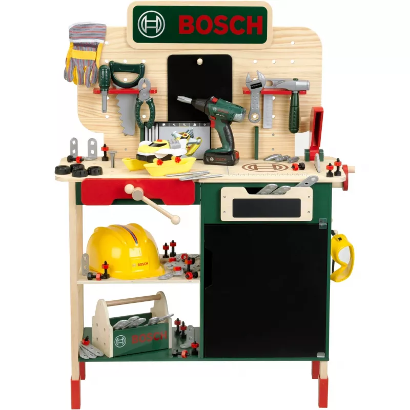 Boschi puidust töölaud (MDF), Theo Klein 8734